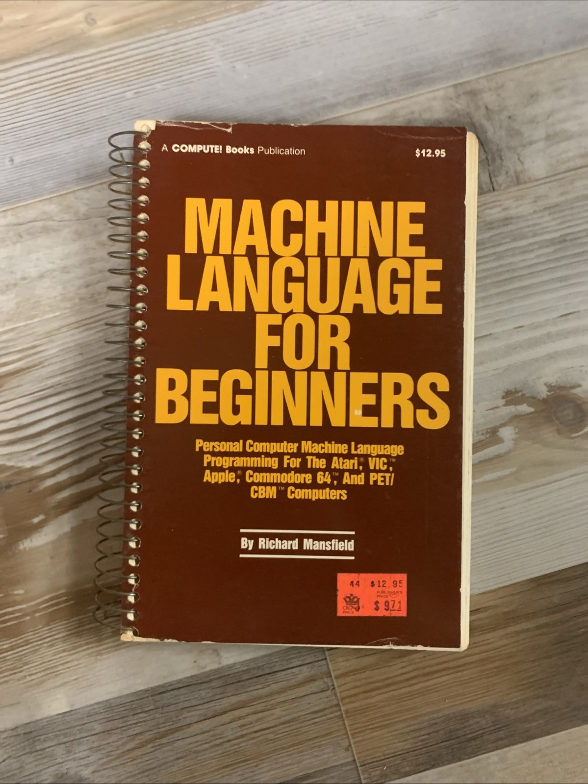 Machine Language for Beginners—Richard Mansfield (Trade Paperback, Spiral Bound)