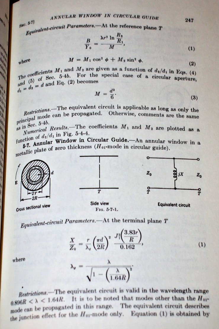 Waveguide Handbook by N. Marcuvitz (1986 Reprint, Hardcover w/Dust Cover)