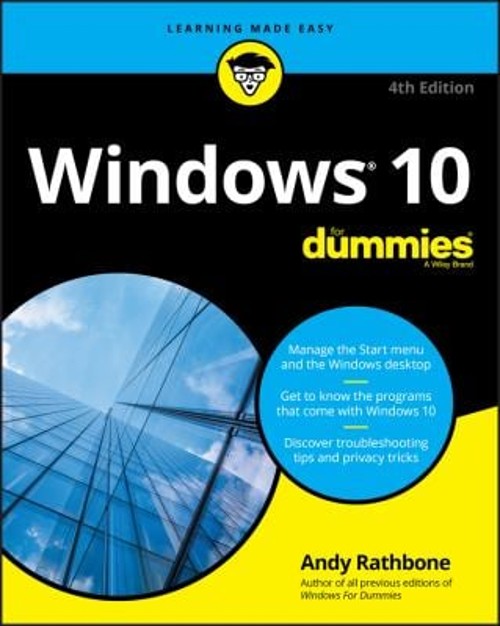 Windows 10 for Dummies Paperback Andy Rathbone