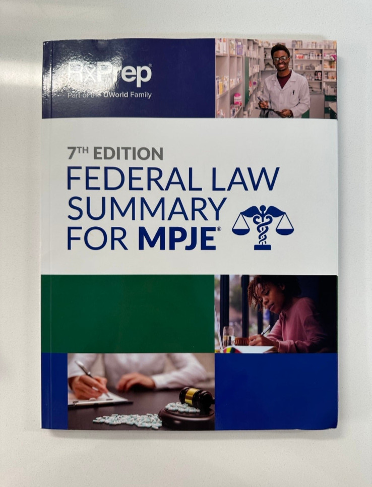 Rxprep Federal Law Summary for MPJE, 7th Edition – Paperback By RxPrep
