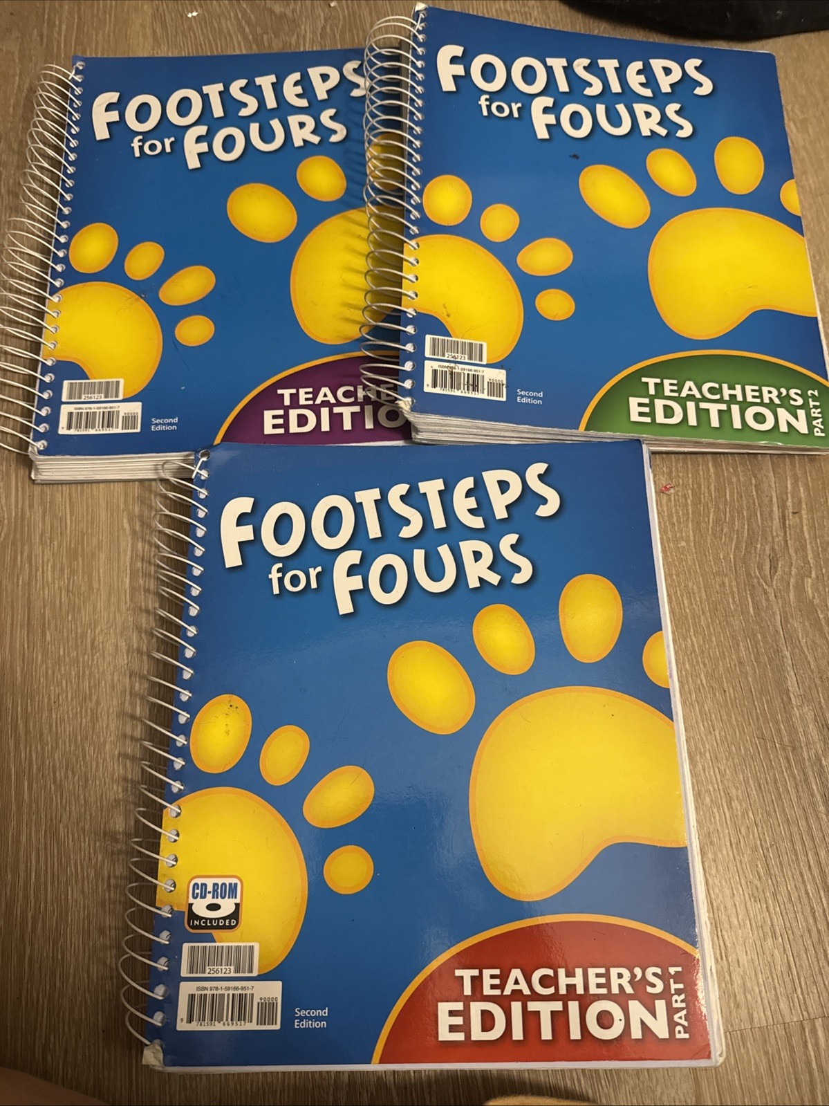 Footsteps For Fours 2nd Edition Teacher Edition 3 Book Set BJU PRESS Bob Jones