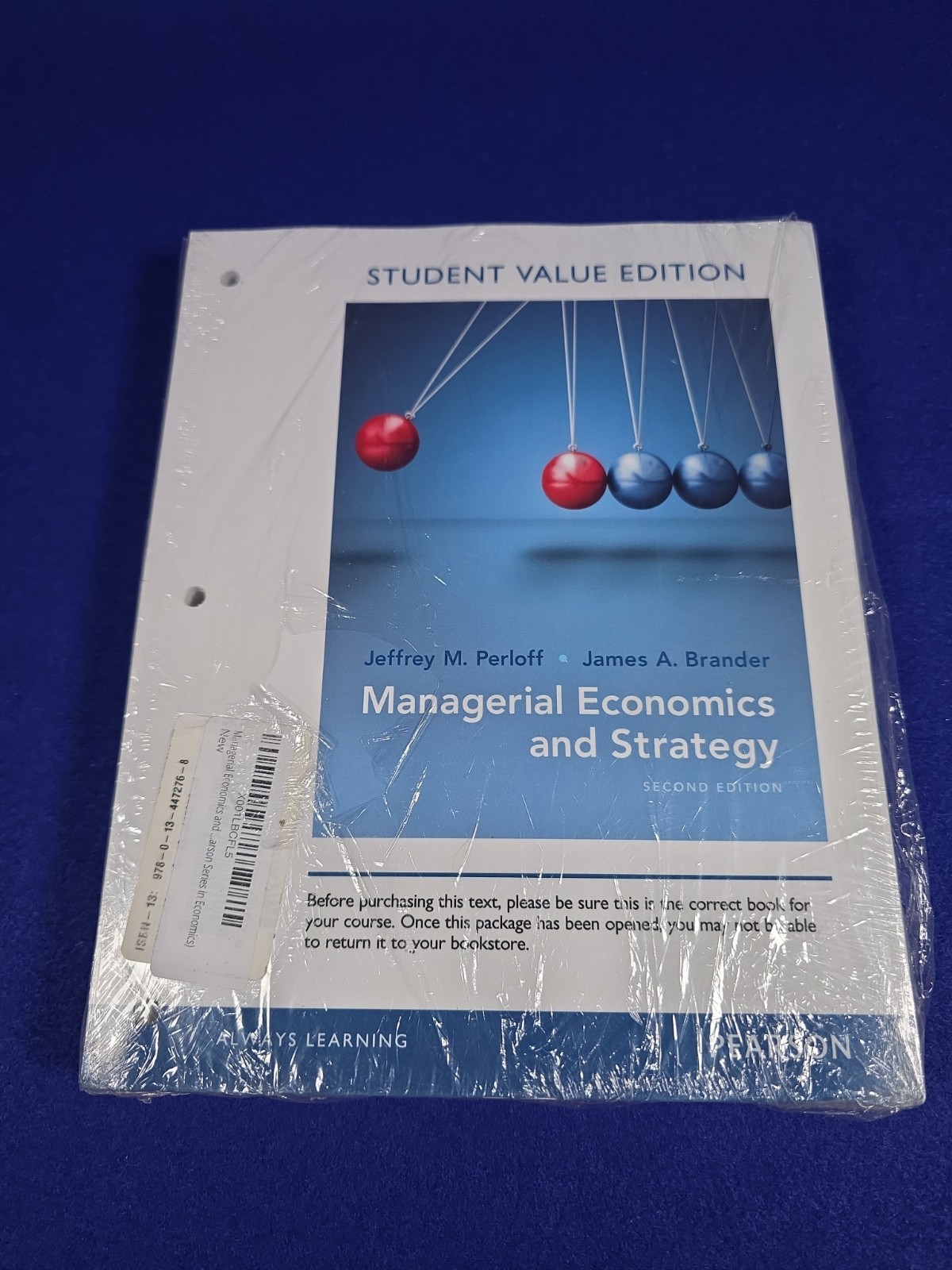 Managerial Economics and Strategy (2nd Edition) (The Pearson Series in Ec – GOOD