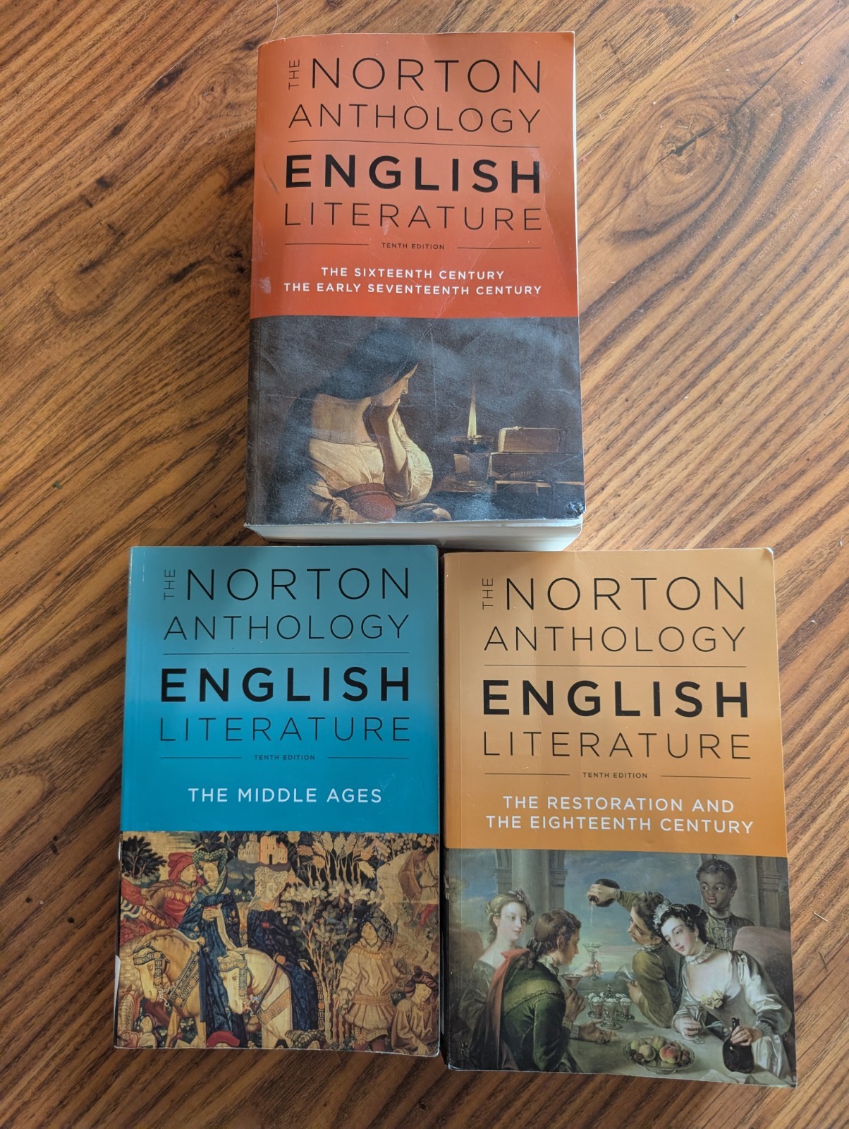 Norton Anthology of English Literature Tenth Edition set