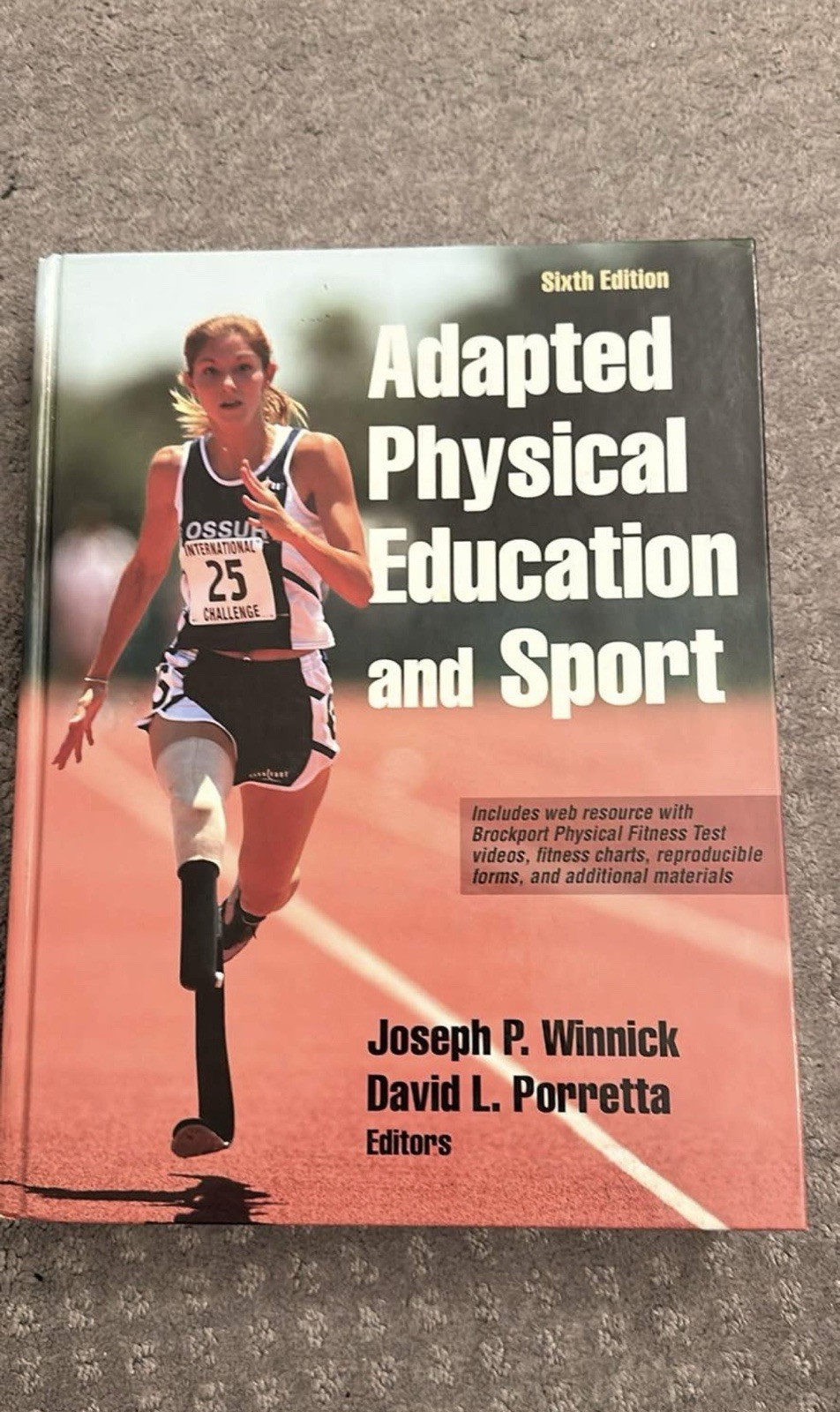 Adapted Physical Education and Sport 6th Edition Hardcover – Winnick & Porretta