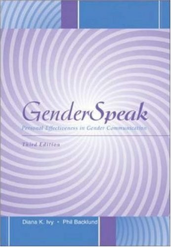 GENDERSPEAK: PERSONAL EFFECTIVENESS IN GENDER By Diana Ivy & Phil Backlund *VG+*
