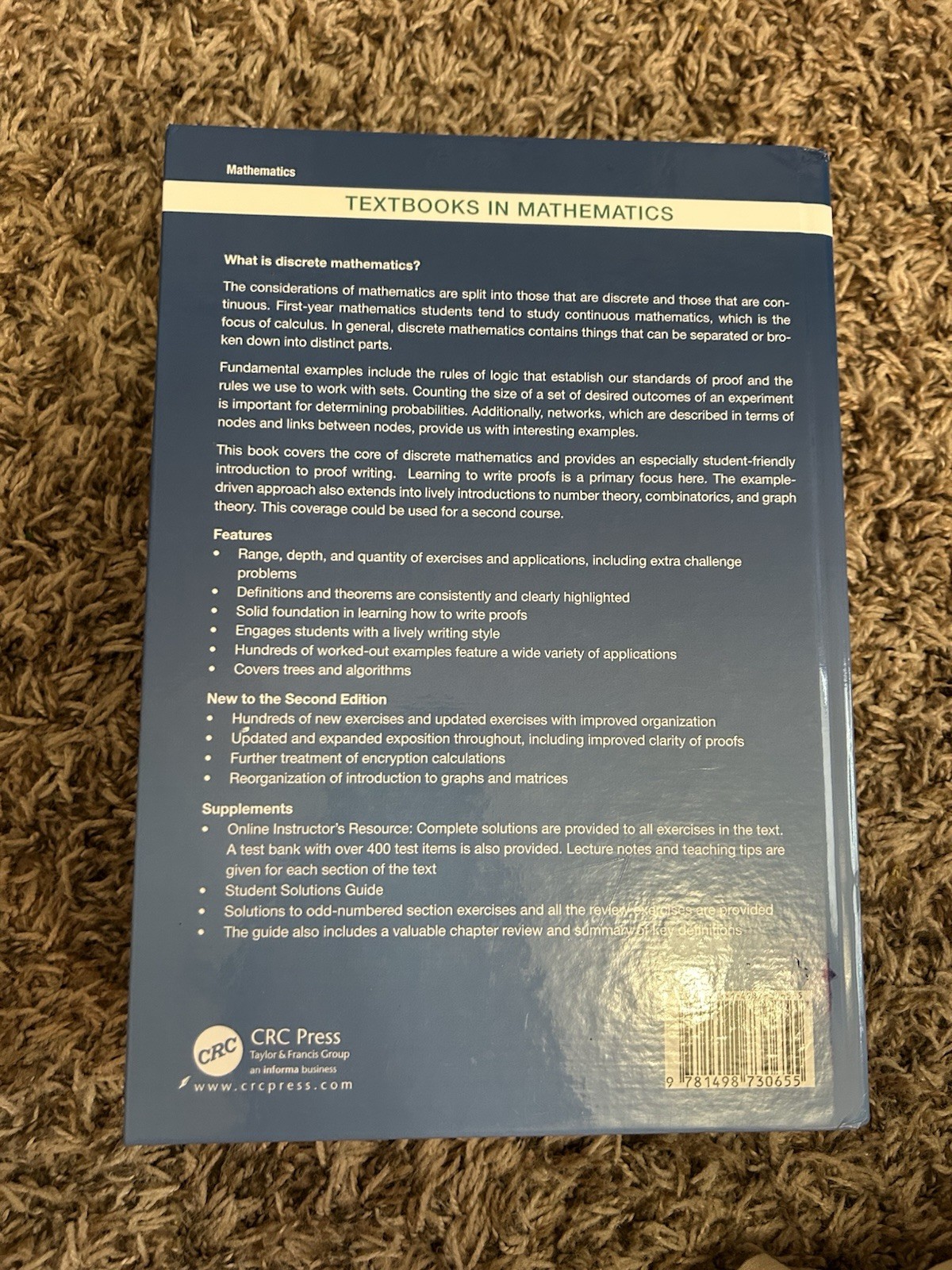 Discrete Mathematics and Applications by Kevin Ferland
