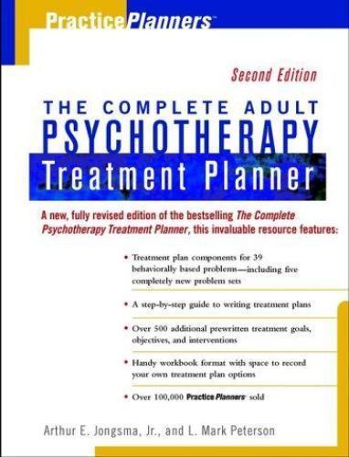 The Complete Adult Psychotherapy Treatment Planner (Practice Planners) by L. Mar