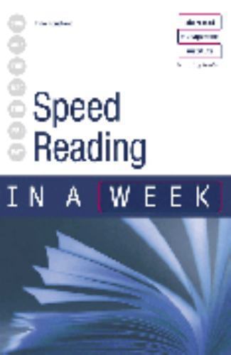 In a Week Ser.: Speed Reading in a Week by Tina Konstant (2002, Trade Paperback)