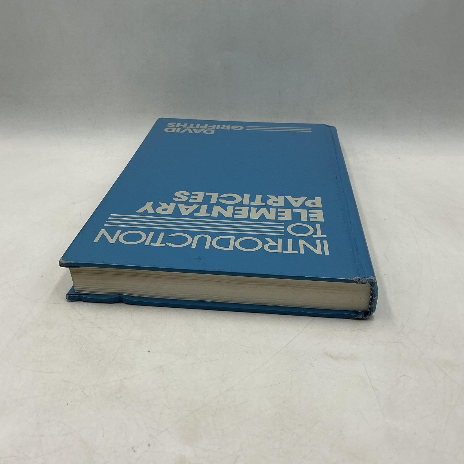 INTRODUCTION TO ELEMENTARY PARTICLES David J. Griffiths 1987 Hardcover Wiley