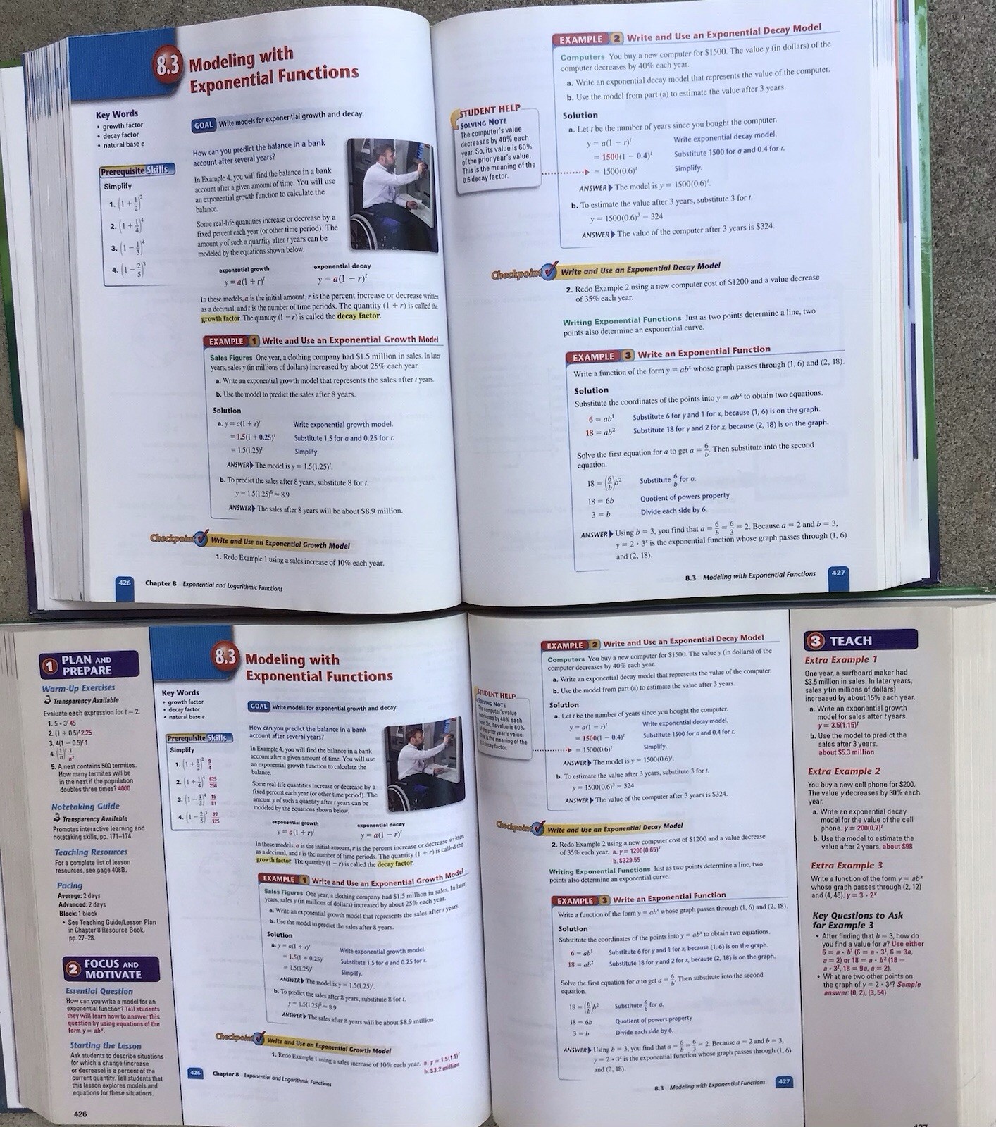 Algebra 2 Concepts And Skills Tests Student Solutions Larson Mcdougal Set Of 4