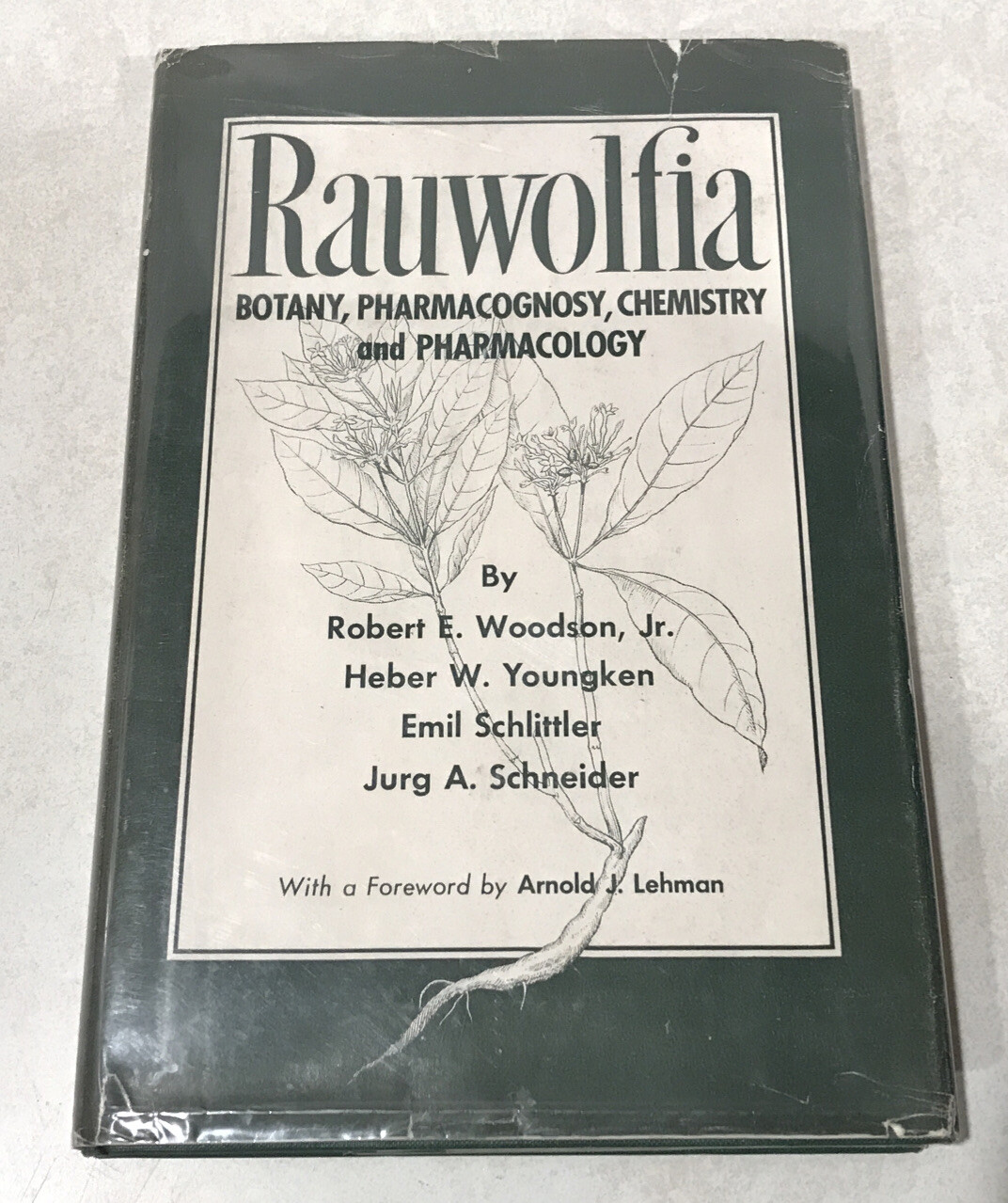 Rauwolfia Botany Pharmacognosy Chemistry Pharmacology 1957 1st Edition HC DJ