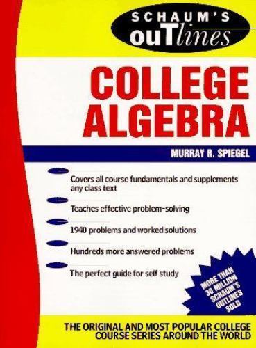 Schaum’s Outline of Theory and Problems of Colle- 0070602263, paperback, Spiegel