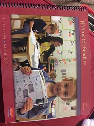 Writing for Readers Grade K Unit 2 – Paperback, by Calkins Lucy – Very Good