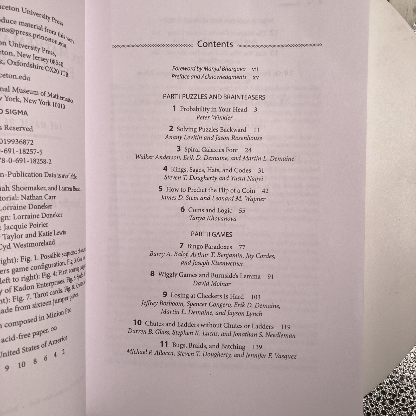 THE MATHEMATICS OF VARIOUS ENTERTAINING SUBJECTS: VOLUME 3 Beineke