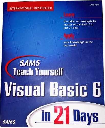 Sams Teach Yourself Visual Basic 6 in – Paperback, by Perry Greg M. – Very Good