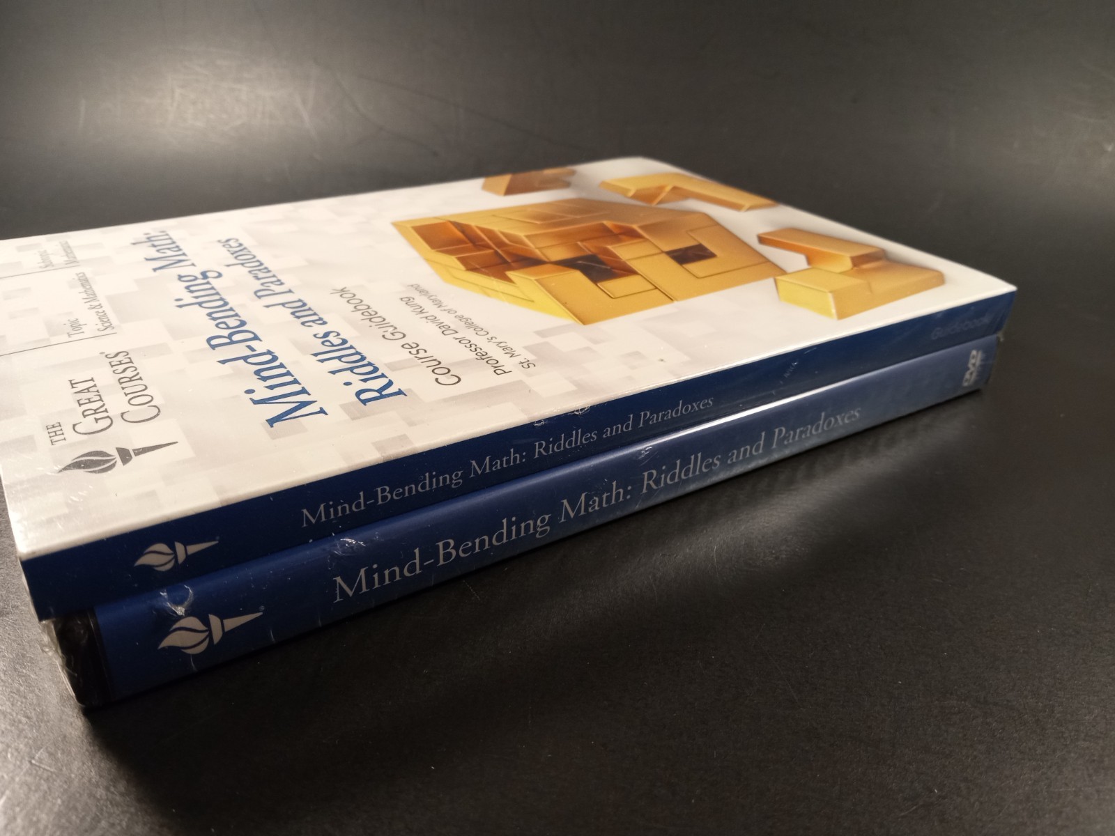 The Great Courses Mind-Bending Math: Riddles and Paradoxes DVD 4 Discs + Book
