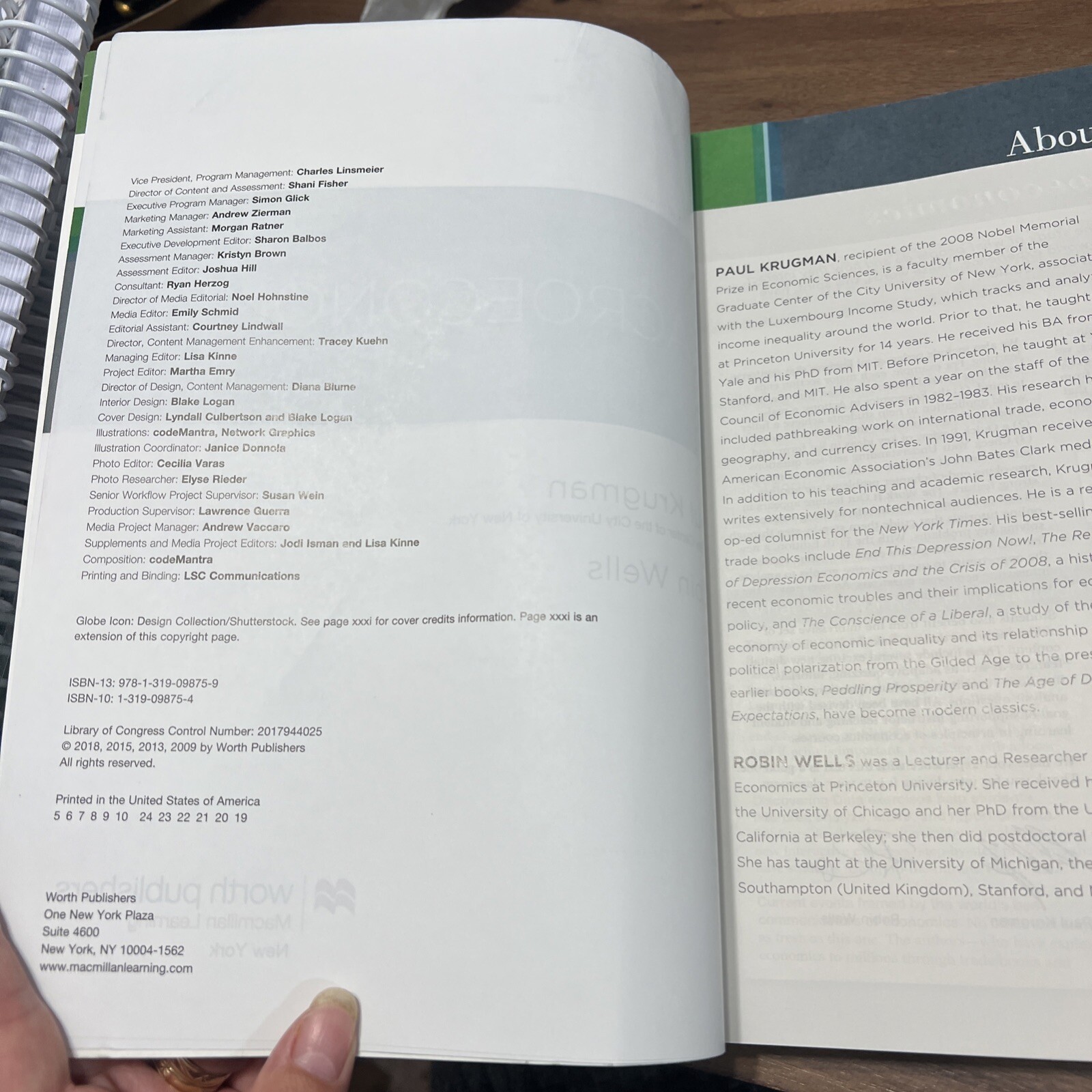 Macmillan Learning, Macroeconómics, Fifth Edition