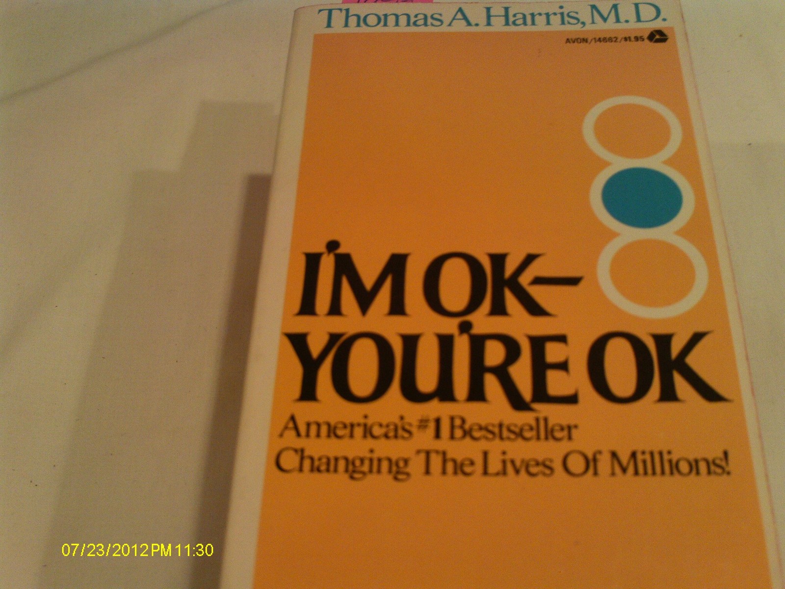 I’m OK-You’re OK – Harris, Thomas – Acceptable – See condition notes