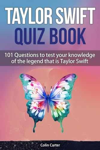 Taylor Swift Quiz Book: 101 Questions – Paperback, by Carter Colin – Very Good