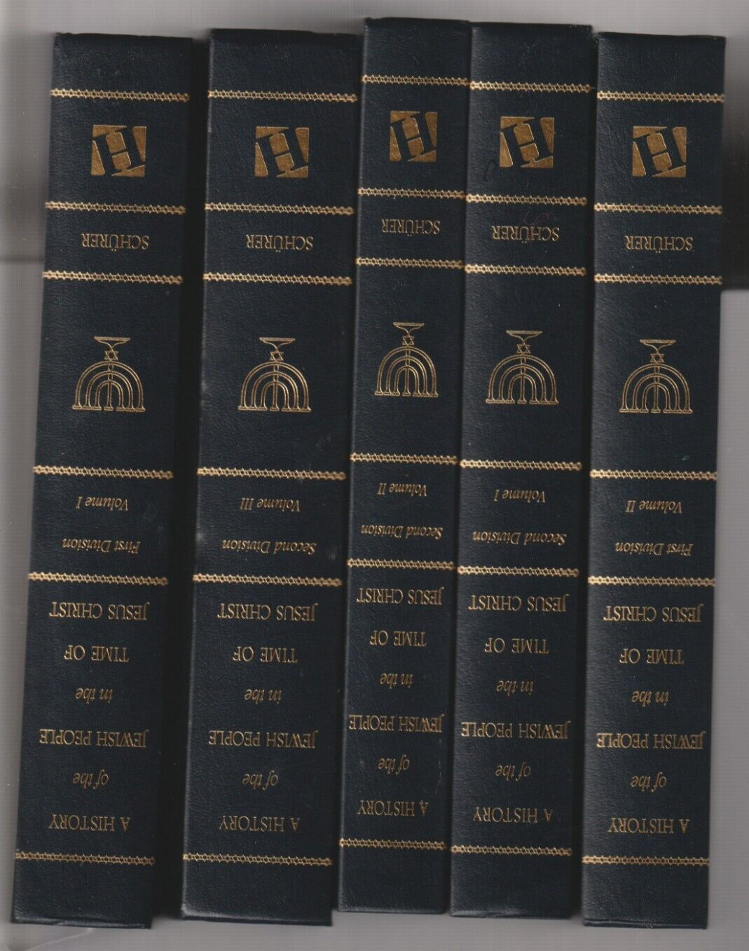 History of the Jewish People in the Time of Jesus Christ Emil Schürer 5 Volumes