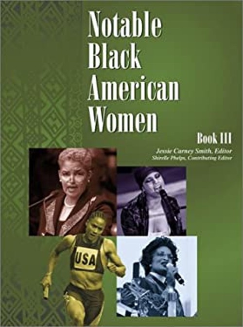 Notable Black American Women Hardcover Gale Group