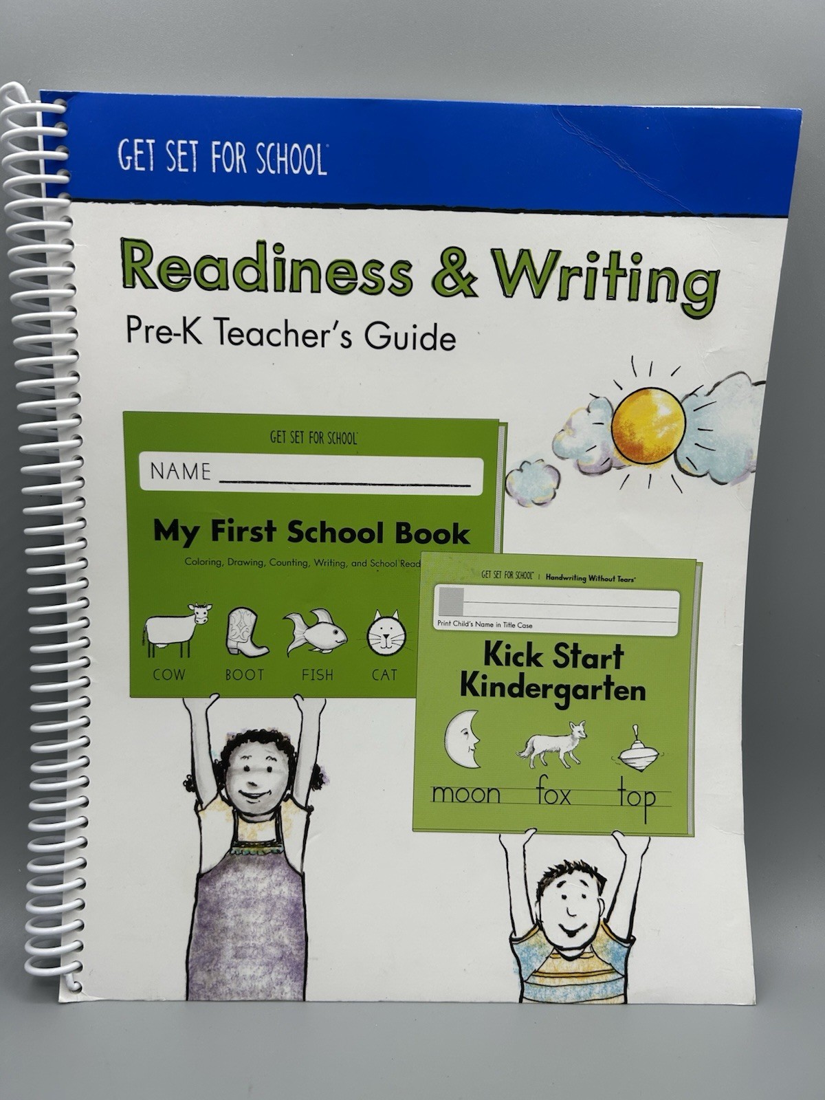 Readiness and Writing Pre-K Teacher’s Guide 5th Ed 2012 Paperback Spiral – Good