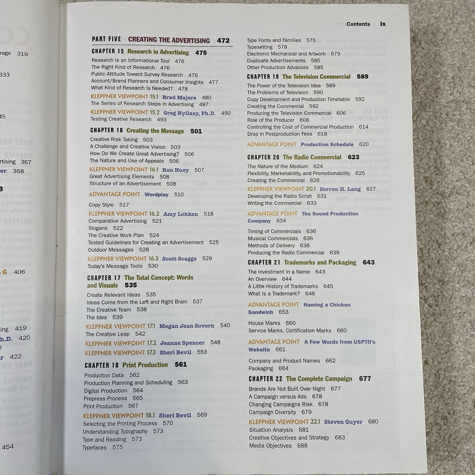 Kleppner’s Advertising Procedure 17th Ed. by Karen King W. Lane J. Russell