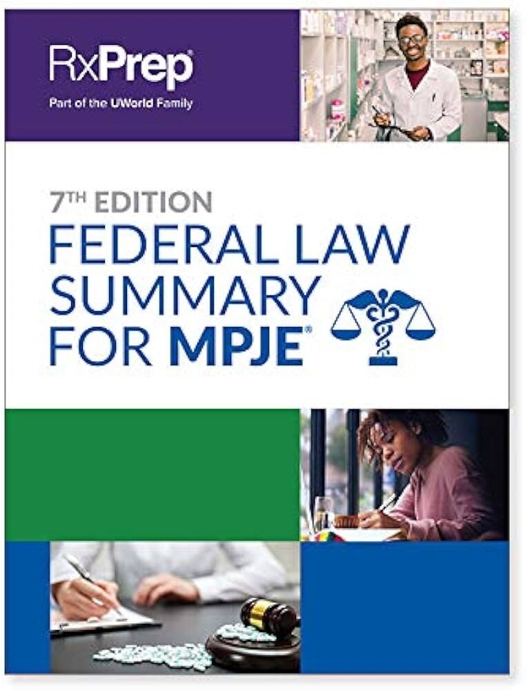 Rxprep Federal Law Summary for MPJE, 7th Edition – Paperback By RxPrep