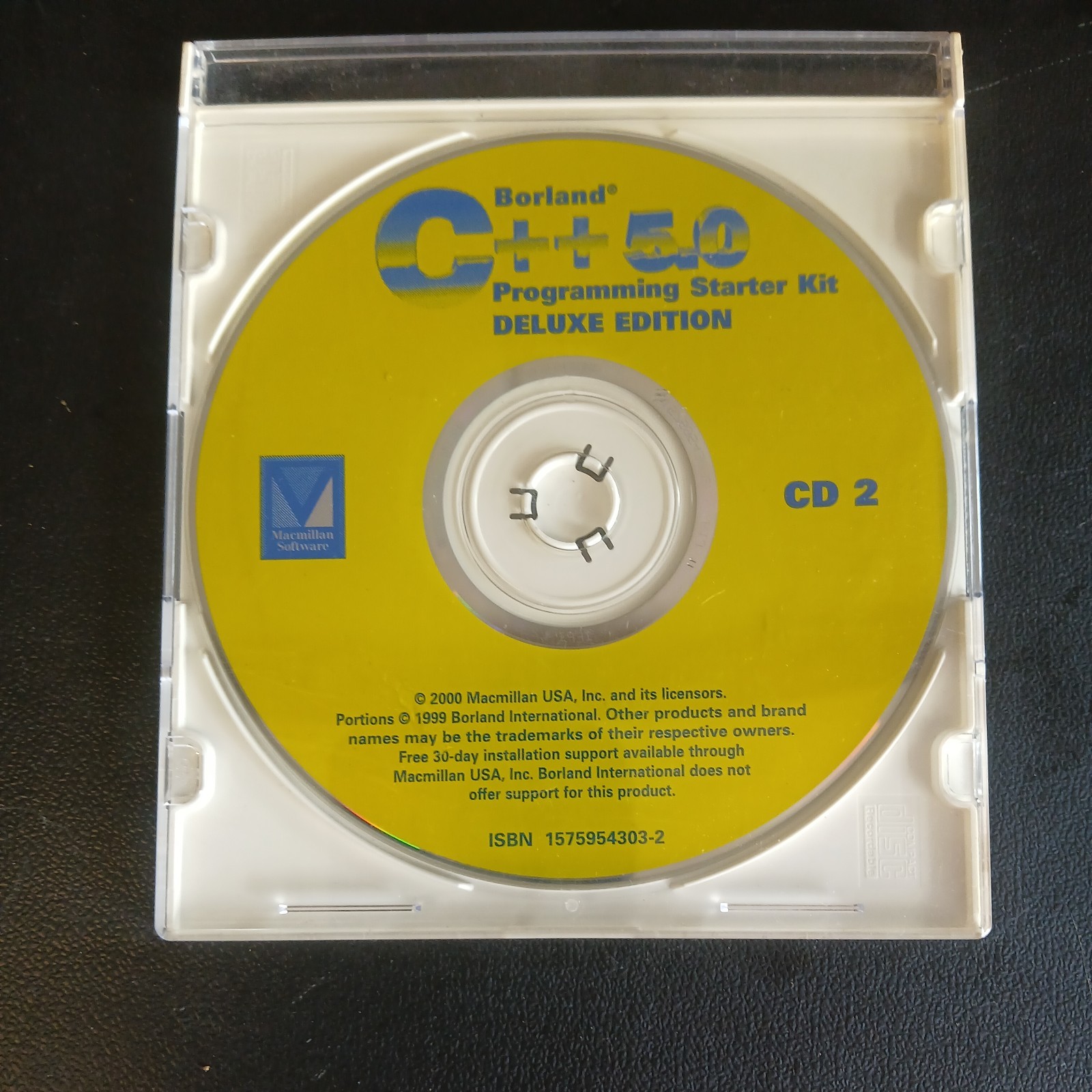 C++ Programming Starter Kit Deluxe Edition Disc 2 Only Version 2000 Vtg