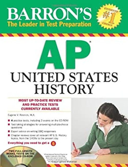 Barron’s AP United States History with CD-ROM Paperback Eugene V.