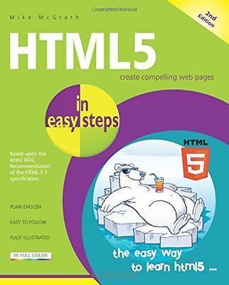 HTML5 in easy steps – 1840787546, Mike McGrath, paperback, new