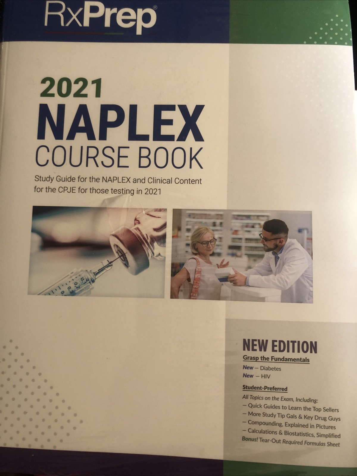 Rx Prep 2021 Naplex Course Book for Pharmacy Board Exam