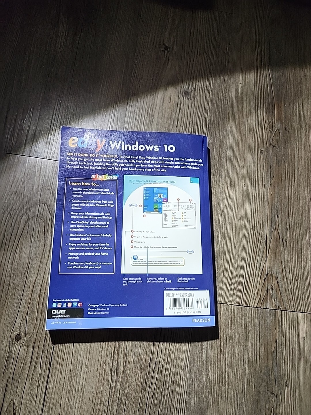 Easy Ser.: Easy Windows 10 by Mark Edward Soper (2019, Trade Paperback)