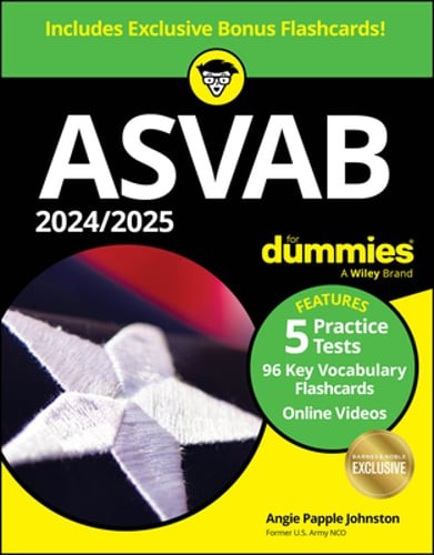 2024/2025 ASVAB for Dummies, Barnes & Noble Exclusive Edition by Papple Johnston