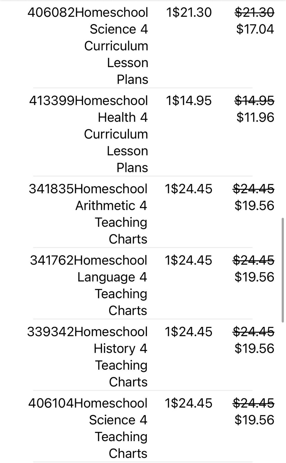 Abeka 4th Grade 57pc Complete Curriculum Set NEW Books Charts No Video