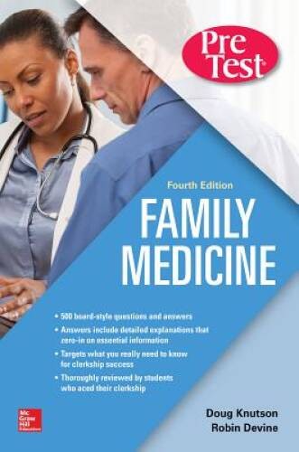 Family Medicine PreTest Self-Assessment And Review, Fourth Edition – VERY GOOD