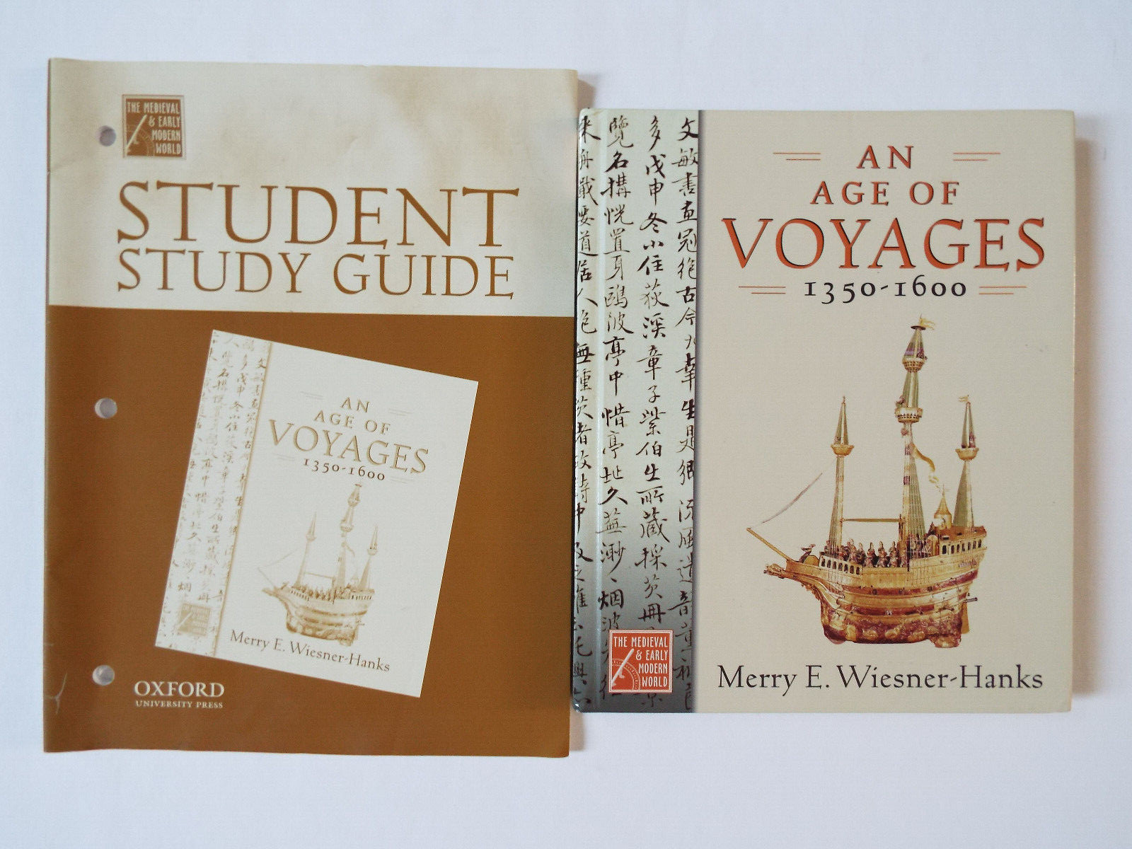 Lot 2 An Age of Voyages 1350-1600 Text & Student Study Guide Books Oxford Univ