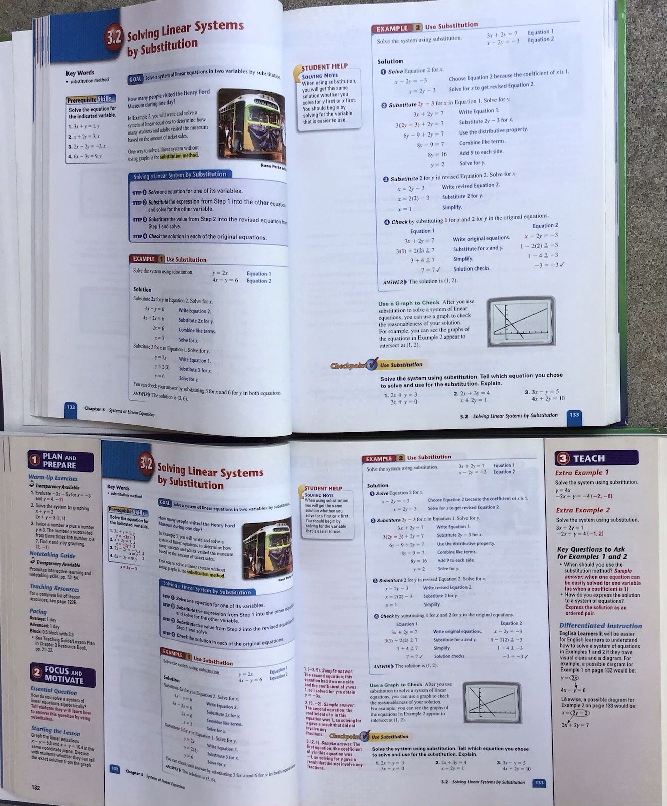 Algebra 2 Concepts And Skills Tests Student Solutions Larson Mcdougal Set Of 4