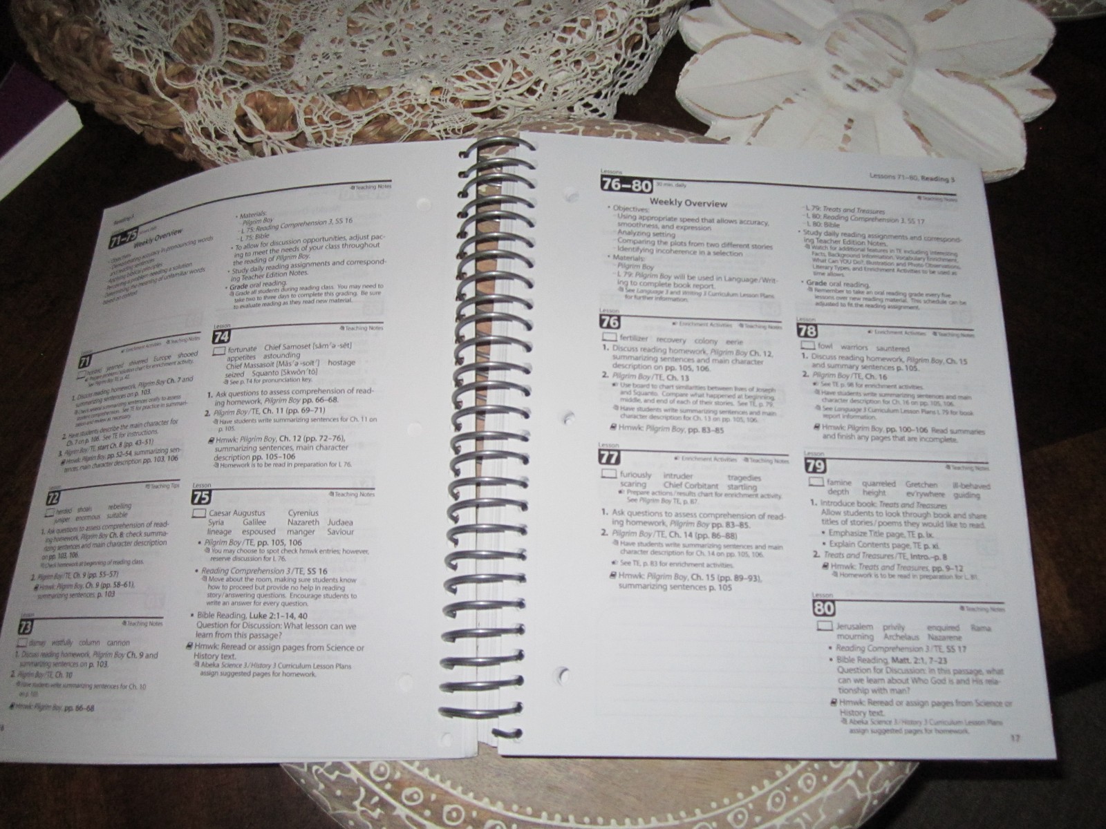 Abeka 3rd Grade Language Arts Curriculum Lesson Plans # 311235