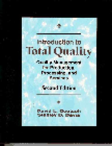 Introduction to Total Quality: – Hardcover, by David L. Goetsch – Acceptable
