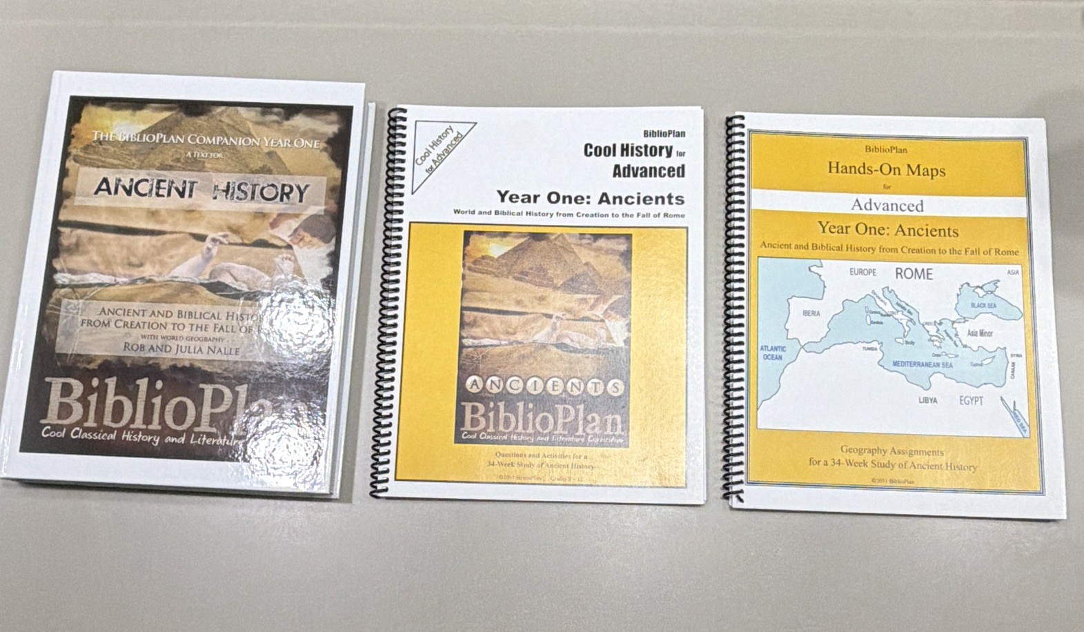 BiblioPlan Year One Ancient History Advanced Hands-On Maps and Cool History