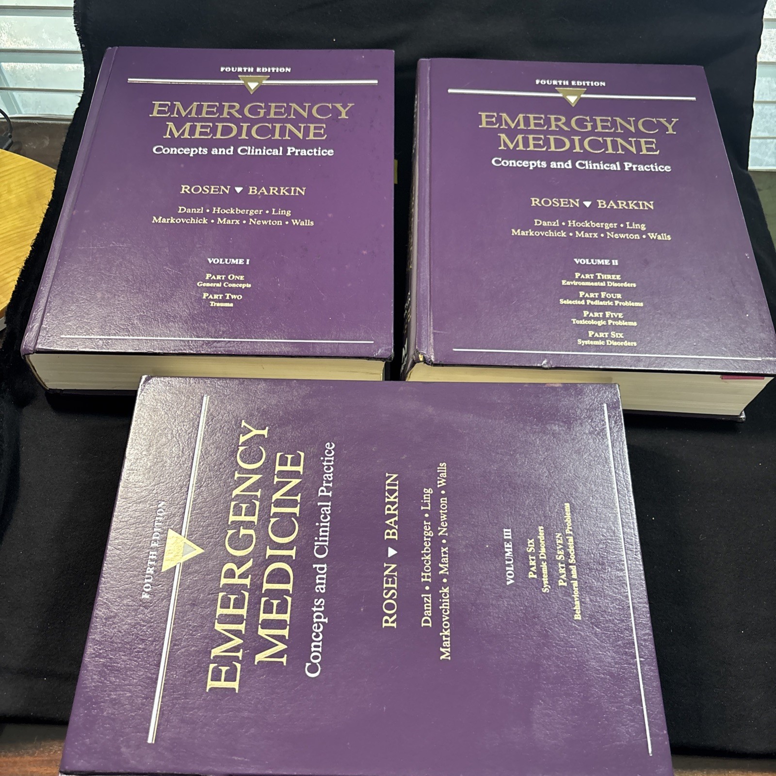 Emergency Medicine Concepts and Clinical Practice Volume 1-3 – 4th Edition ROSEN