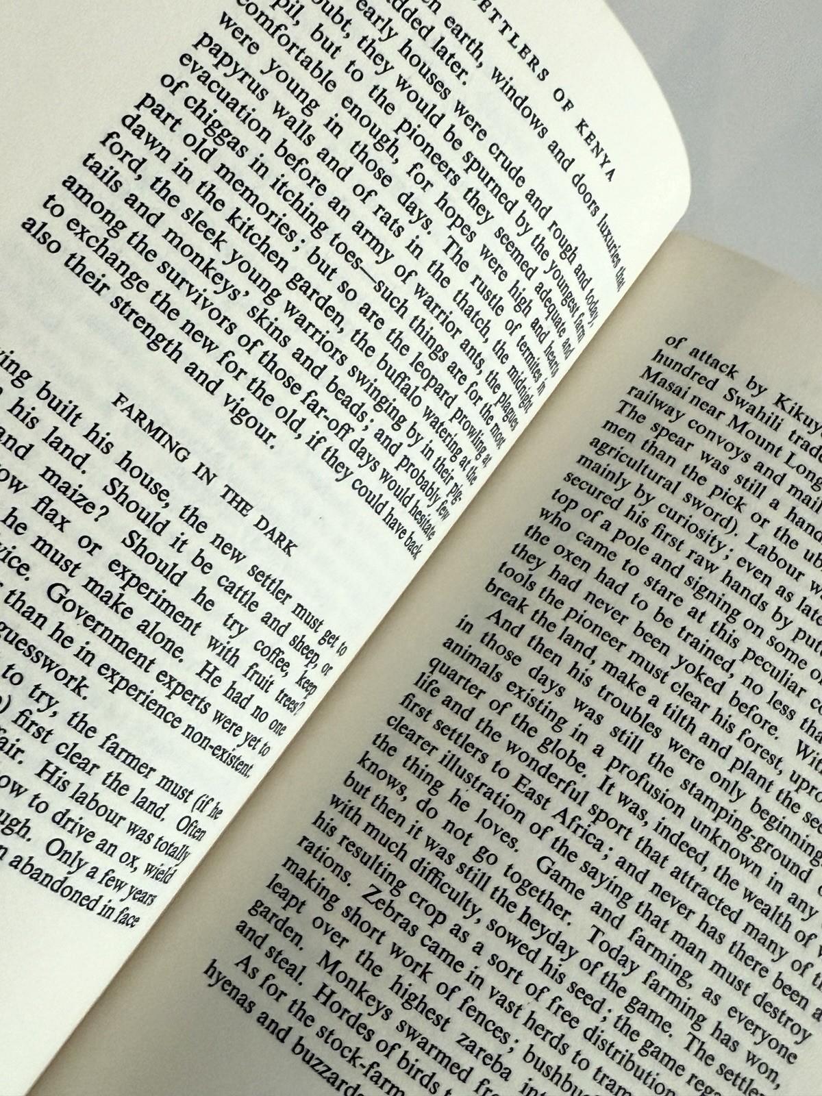Settlers of Kenya by Elspeth Huxley c.1975 Reprint of the 1948 ed Africa History