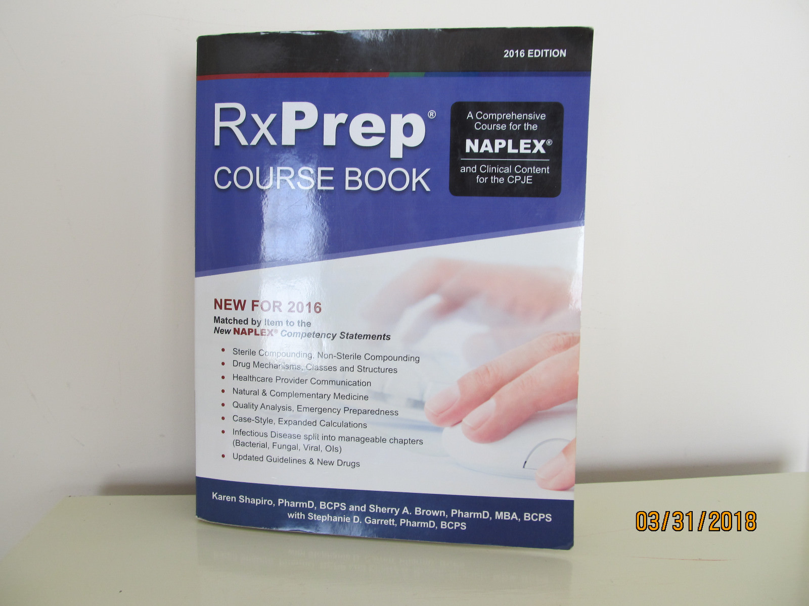 RxPrep Course Book A Comprehensive Course For NAPLEX and CPJE Paperback 2016 Ed.