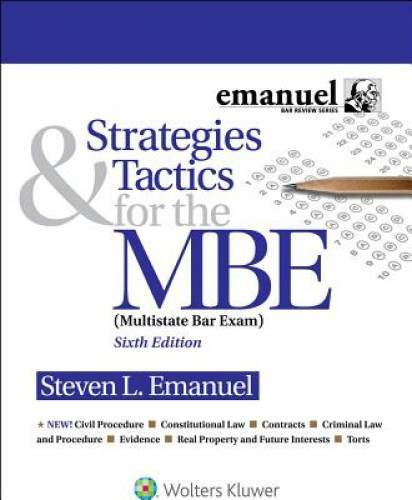 Strategies & Tactics for the MBE (Emanuel Bar Review) – Paperback – GOOD