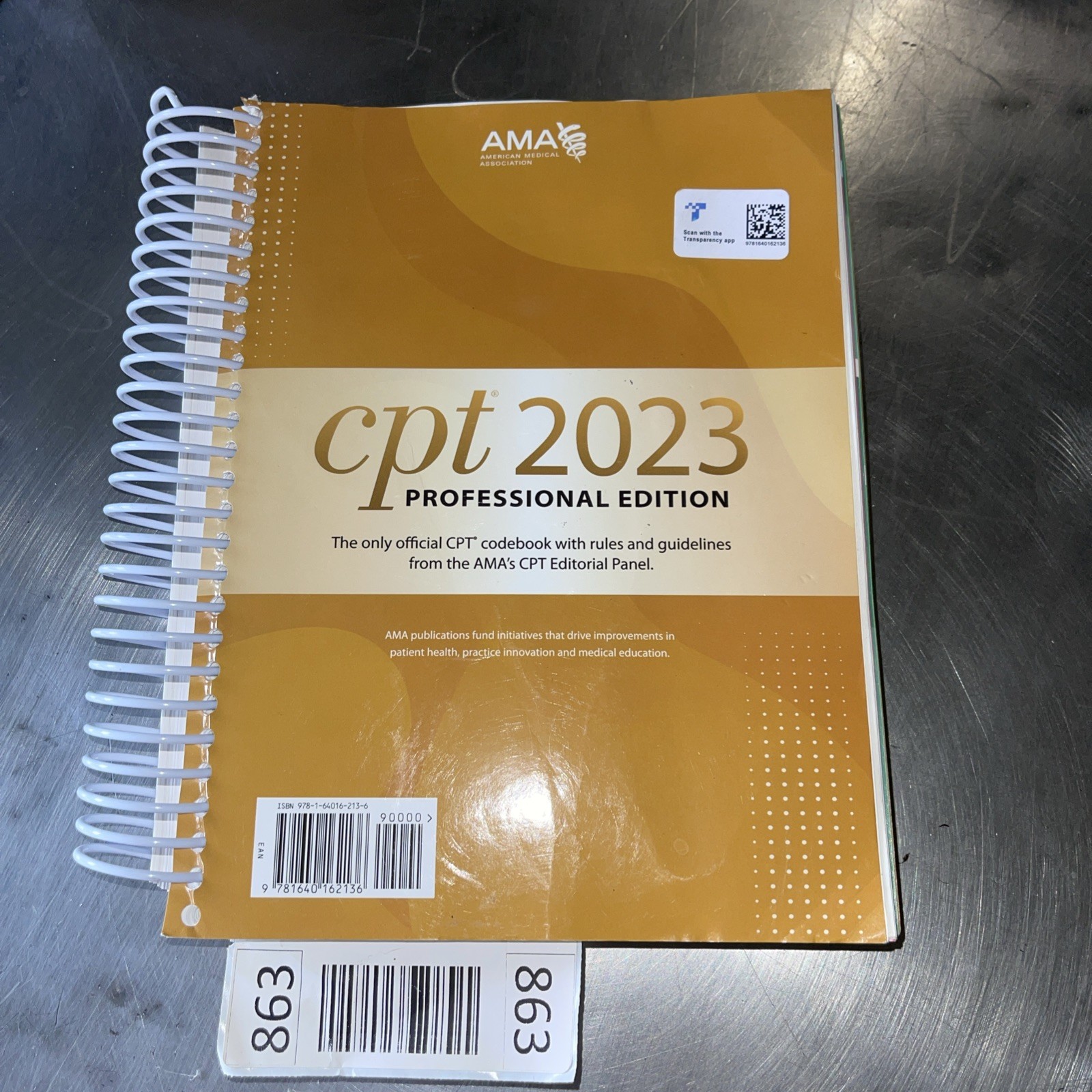 CPT 2023 Professional Ed. Spiralbound, by American Medical Assoc. – No Companion