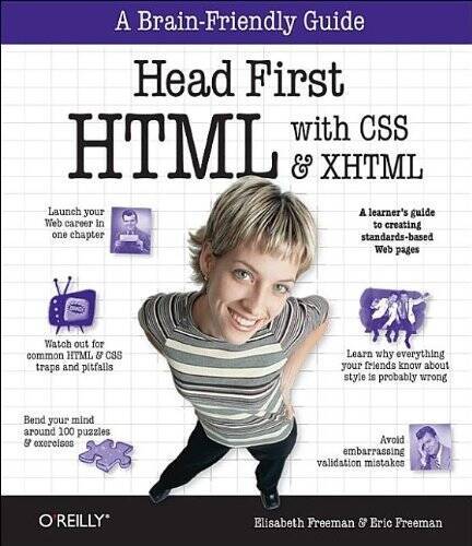 Head First HTML with CSS & XHTML – Paperback By Eric T Freeman – VERY GOOD