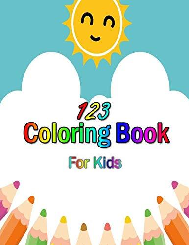 123 Coloring book for kids: 28 pages 8.5×11 inches, khadi 9781671955950 New-,