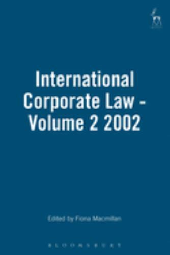 International Corporate Law Annual, Hardcover by Macmillan, Fiona (EDT), Like…