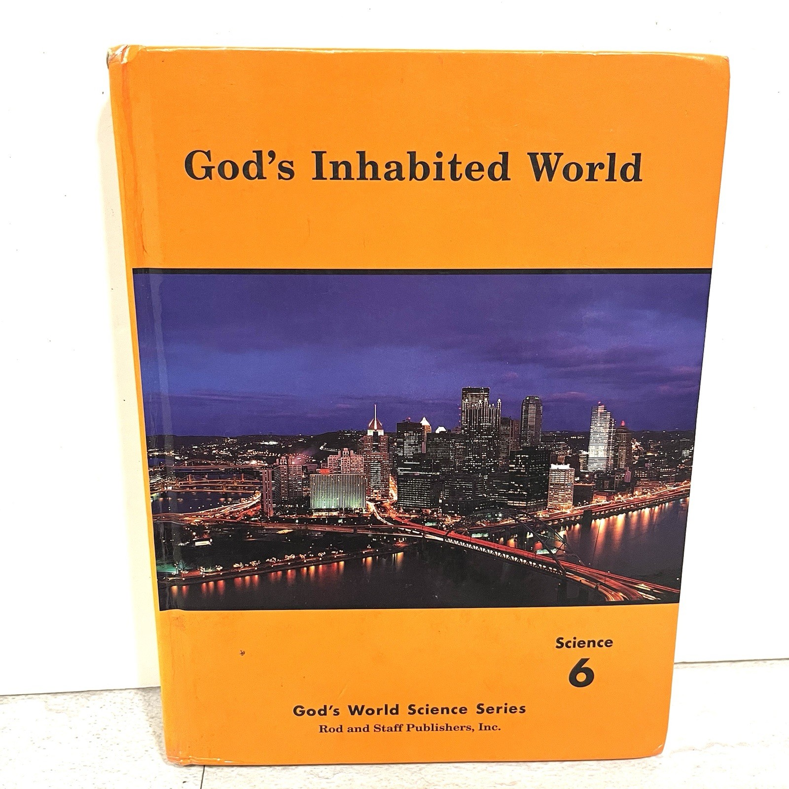 God’s Inhabited World Science 6 Textbook Rod and Staff Hardcover HC — Good